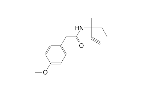 benzeneacetamide, N-(1-ethyl-1-methyl-2-propynyl)-4-methoxy-