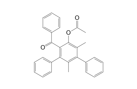 2-Acetoxy-3,5-di-methyl-4,6-diphenyl-benzophenone