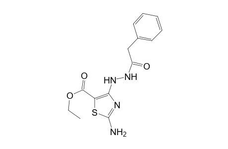 2-Amino-4-[(1-oxo-2-phenylethyl)hydrazo]-5-thiazolecarboxylic acid ethyl ester