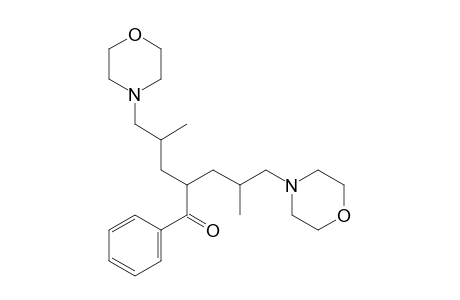 4-Methyl-2-(2-methyl-3-morpholin-4-yl-propyl)-5-morpholin-4-yl-1-phenyl-pentan-1-one