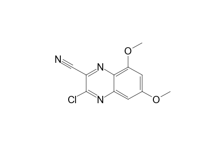 3-chloro-6,8-dimethoxy-2-quinoxalinecarbonitrile