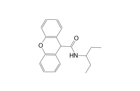 N-(1-ethylpropyl)-9H-xanthene-9-carboxamide