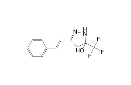 2H-Pyrazol-3-ol, 5-styryl-3-trifluoromethyl-3,4-dihydro-
