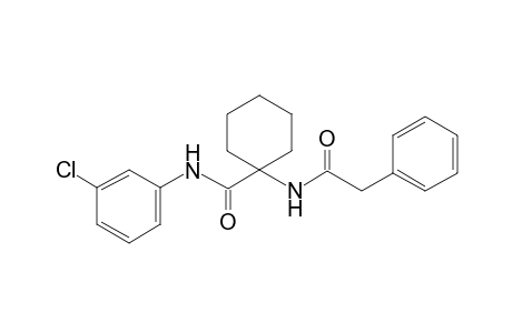 1-Phenylacetylamino-cyclohexanecarboxylic acid (3-chloro-phenyl)-amide
