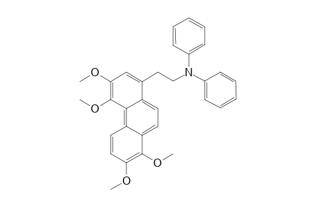 1-(N,N-Diphenyl-2-ethylamino)-3,4,6,7-tetreamethoxyphenanthrene
