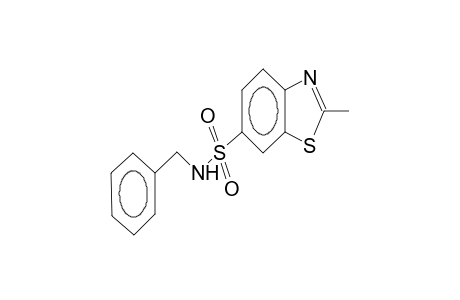 2-methyl-6-benzylsulphamoylbenzo-1,3-thiazole