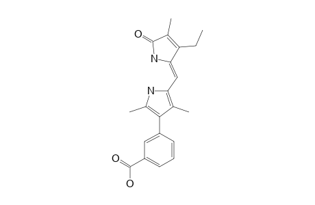 8-(META-CARBOXYPHENYL)-3-ETHYL-2,7,9-TRIMETHYL-1,10-DIHYDRO-11H-DIPYRRIN-1-ONE