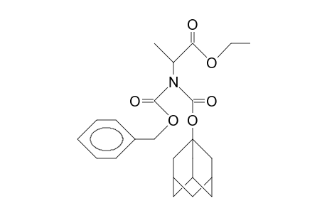 N-(1-Adamantyl-oxycarbonyl)-N-benzyloxycarbonyl-alanine ethyl ester