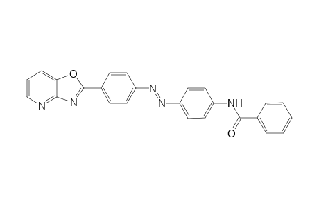 2-[4-[4'-(Benzoylamidophenyl)diazo]phenyl]oxazolo[4,5-b]pyridine