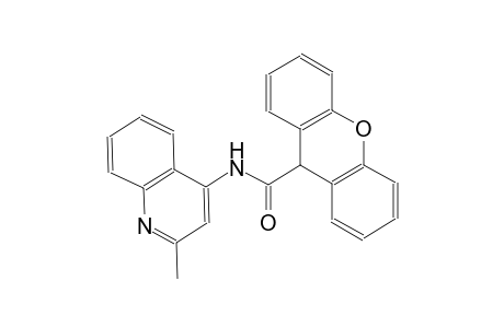 N-(2-methyl-4-quinolinyl)-9H-xanthene-9-carboxamide