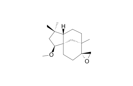 9-ALPHA,17-EPOXY-2-BETA-METHOXYClOVANE