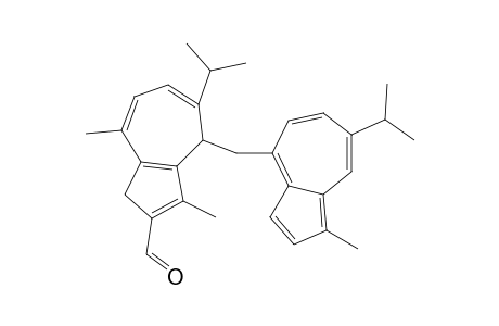 5-Isopropyl-4-[(7-isopropyl-1-methyl-4-azulenyl)methyl]-3,8-dimethyl-1,4-dihydro-2-azulenecarbaldehyde