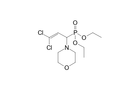 Diethyl 3,3-dichloro-1-(morpholino)prop-2-enylphosphonate