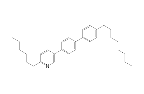 2-Hexyl-5-(p-(p-octylphenyl)phenyl)pyridine