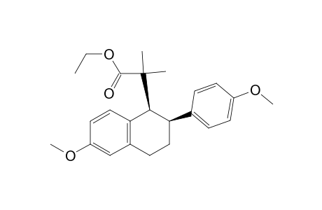 ETHYL-(1'RS,2'RS)-2-METHYL-[6'-METHOXY-2'-(PARA-METHOXYPHENYL)-1',2',3',4'-TETRAHYDRONAPHTHALEN-1'-YL]-PROPANOATE