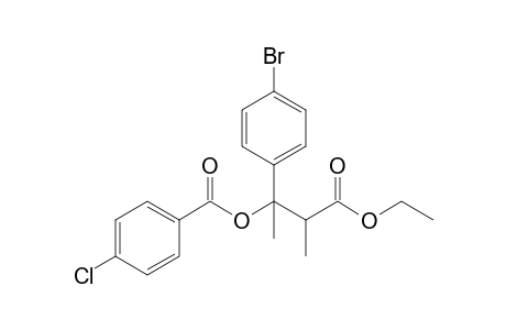 4-Chlorobenzoic acid 1-(4-Bromophenyl)-2-ethoxycarbonyl-1-methylpropyl ester