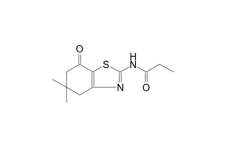 N-(5,5-dimethyl-7-oxo-4,5,6,7-tetrahydro-1,3-benzothiazol-2-yl)propanamide