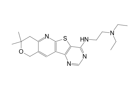 N'-(8,8-dimethyl-8,9-dihydro-6H-7-oxa-11-thia-2,4,10-triaza-benzo[b]fluoren-1-yl)-N,N-diethyl-ethane-1,2-diamine