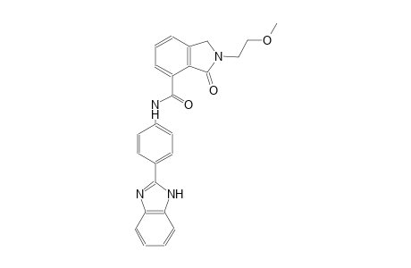 N-[4-(1H-benzimidazol-2-yl)phenyl]-2-(2-methoxyethyl)-3-oxo-4-isoindolinecarboxamide