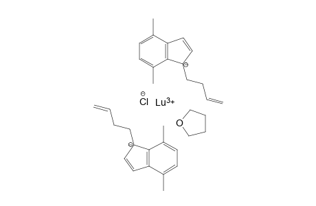 Lutetium(III) bis[1-but-3-enyl-4,7-dimethyl-inden-1-ide]tetrahydrofuran chloride