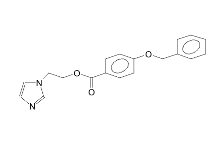 2-imidazol-1-ylethyl 4-benzyloxybenzoate