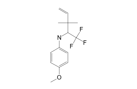 N-[2,2-DIMETHYL-1-(TRIFLUOROMETHYL)-3-BUTENYL]-N-(4-METHOXYPHENYL)-AMINE