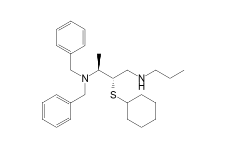 (2S,3S)-N3,N3-Dibenzyl-2-(cyclohexylthio)-N1-propylbutan-1,3-diamine