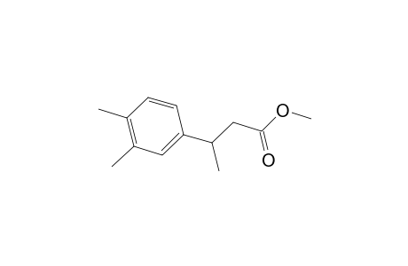 Benzenepropanoic acid, .beta.,3,4-trimethyl-, methyl ester