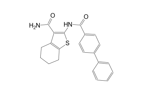 benzo[b]thiophene-3-carboxamide, 2-[([1,1'-biphenyl]-4-ylcarbonyl)amino]-4,5,6,7-tetrahydro-