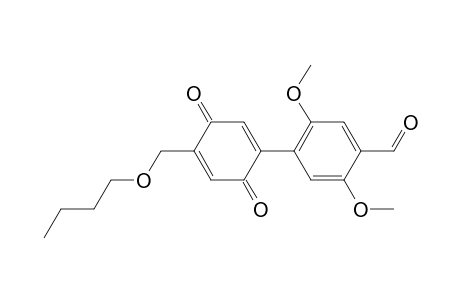 4-[4-(butoxymethyl)-2,5-dioxocyclohexa-3,6-dienyl]-2,5-dimethoxybenzaldehyde