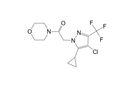4-{[4-chloro-5-cyclopropyl-3-(trifluoromethyl)-1H-pyrazol-1-yl]acetyl}morpholine