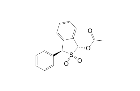 trans-1-Acetoxy-3-phenyl-1,3-dihydrobenzo[c]thiophene 2,2-Dioxide