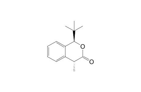 trans-1-t-Butyl-1,4-dihydro-4-methyl-3H-2-benzopyran-3-one