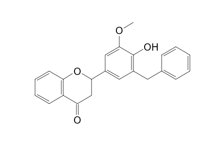 4'-Hydroxy-3'-methoxy-5'-benzylflavanone