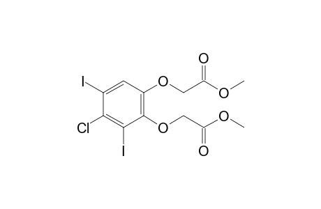 (3-Chloro-2,4-diiodo-6-methoxycarbonylmethoxyphenoxy)acetic acid methyl ester