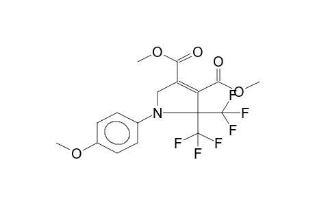 1-(4-METHOXYPHENYL)-2,2-BIS(TRIFLUOROMETHYL)-3,4-DICARBOMETHOXY-3-PYRROLINE