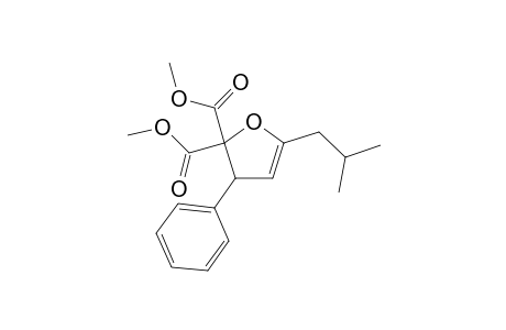 Dimethyl 2,3-dihydro-5-(2'-methylpropyl)-3-phenylfuran-2,2-dicarboxylate