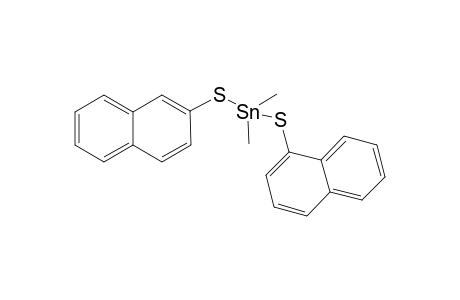 Dimethyl(naphthalen-1-ylthio)(naphthalen-2-ylthio)stannane