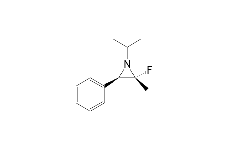 trans-2-Fluoro-1-isopropyl-2-methyl-3-phenylaziridine