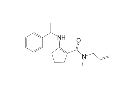 (-)-N-Allyl-N-methyl-2-[(1-phenylethyl)amino]cyclopent-1-enecarboxamide