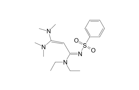 2-Propenimidamide, 3,3-bis(dimethylamino)-N,N-diethyl-N'-(phenylsulfonyl)-