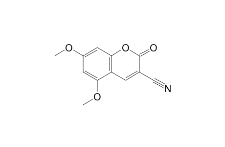 2-keto-5,7-dimethoxy-chromene-3-carbonitrile