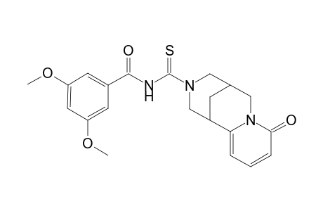 Benzamide, 3,5-dimethoxy-N-[(6-oxo-7,11-diazatricyclo[7.3.1.0(2,7)]trideca-2,4-dien-11-yl)carbonothioyl]-