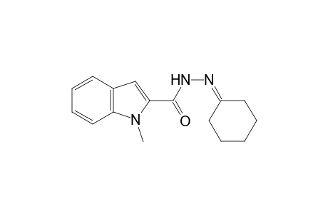 1-methylindole-2-carboxylic acid, cyclohexylidenehydrazide