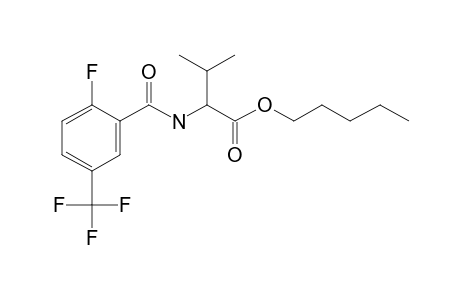 L-Valine, N-(2-fluoro-5-trifluoromethylbenzoyl)-, pentyl ester