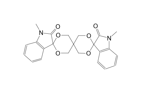 1,1'''-dimethyl-1,1''',2,2'''-tetrahydrotrispiro[indole-3,2':5',5''-bis([1,3]dioxane)-2'',3'''-indole]-2,2'''-dione