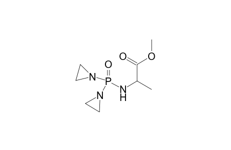 N-[1'-(Methoxycarbonyl)ethyl]-phosphorylamide - bis(ethyleneimide)