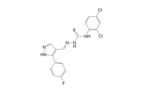 5-(4-fluorophenyl)-1H-pyrazole-4-carbaldehyde N-(2,4-dichlorophenyl)thiosemicarbazone