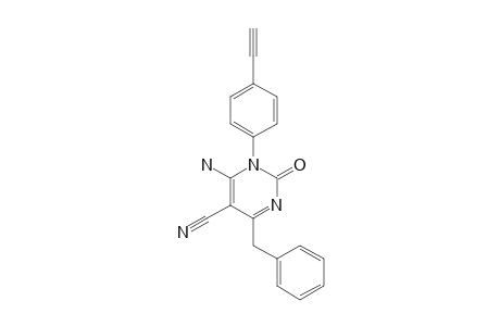 6-AMINO-4-BENZYL-5-CYANO-1-(4-ETYNYLPHENYL)-2(1H)-PYRIMIDINONE