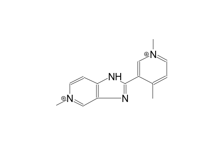 2-(1,4-DIMETHYLPYRIDINIO-3-YL)-5-METHYLIMIDAZO[4,5-C]PYRIDINIUMDICATION